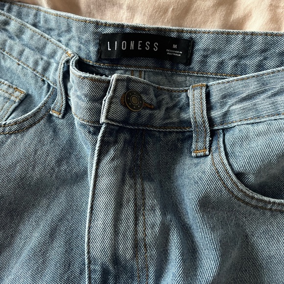 Lioness split hem high waisted jeans size M - Picture 3 of 4